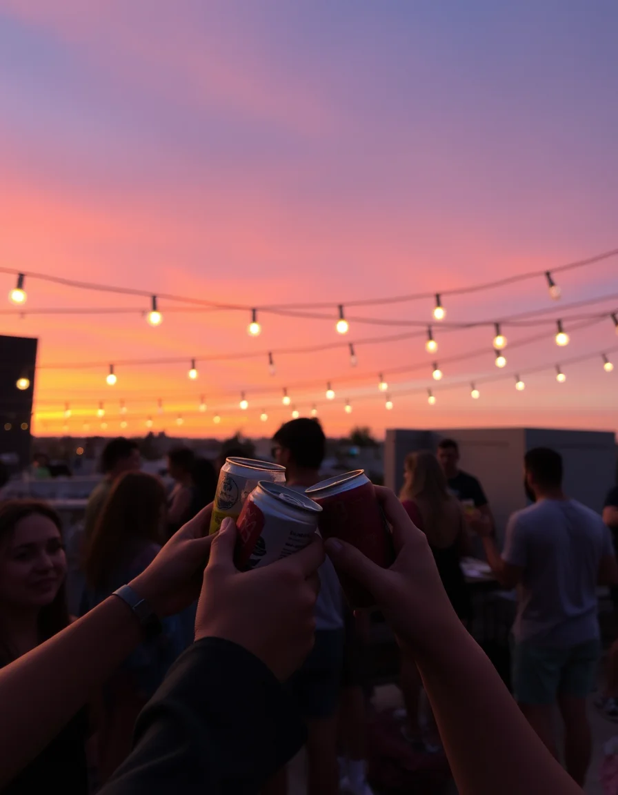 Rooftop toast