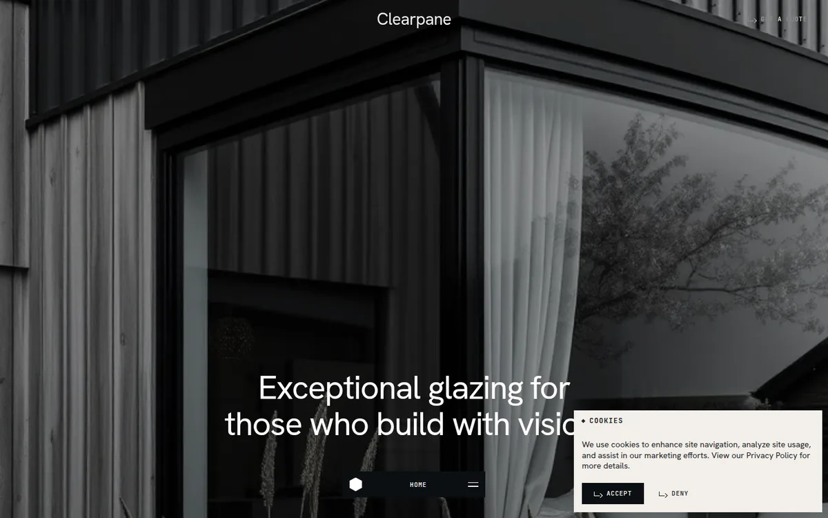 Screenshot of the clean-room rebuild of Fluid Glass