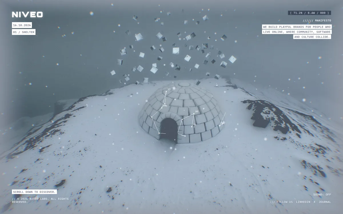 Screenshot of the clean-room rebuild of Igloo Inc