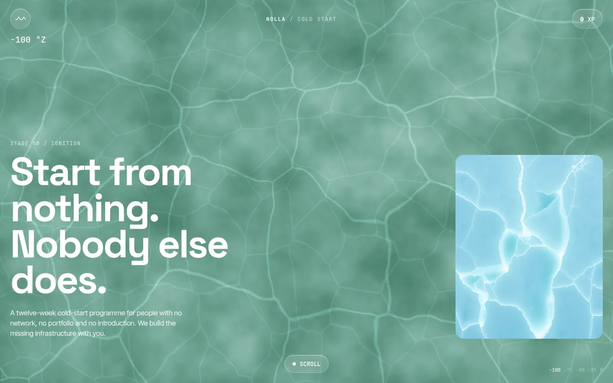 Screenshot of the clean-room rebuild of Why Zero